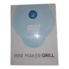 Dash Mini Countertop Grill Single Serve 4 Inch Hamburger Sandwich Maker Aqua