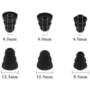 6pcs Replacement Sport Ear Gels Earbuds Tips for Various Devices Flange Ear Buds