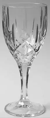 Gorham Crystal Lady Anne Wine Glasses Large 7 1/2 in x 3 in set of 3