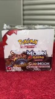 Pokemon Sun & Moon CRIMSON INVASION BOOSTER BOX - Factory Sealed