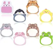 160 Sheets Cartoon Animal Sticky Notes, Cute Cartoon Memo Sticky Note Self Stick Animal Notepad Page Markers Flags for Home, School and Office, 8 Styles 7 x 6 CM