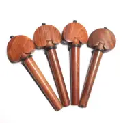 4/4 Cello Pegs Rose Wood Rosewood Peg Ebony Collar Full Size Adult Wooden