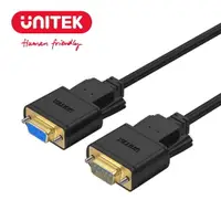 在飛比找樂天市場購物網優惠-UNITEK DB9針 RS232 串口傳輸延長線(公對母)