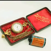 在飛比找蝦皮購物優惠-項鍊懷錶 德國 800銀殼 機械懷錶 懷錶 古董懷錶鏈