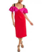 Zac Posen Off-The-Shoulder Midi Dress