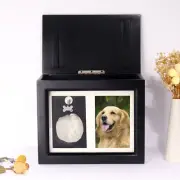 Pet Cremation Urns Box for Dogs Cats Ashes Burly Wood Keepsake Memorial Pet
