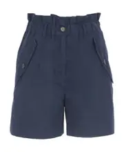 Kenzo High-Waisted Elastic Waist Shorts FR44,FR38,FR40,FR42 Blue