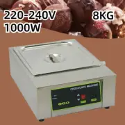 8KG 1 Pot Chocolate Tempering Machine Electric Heating Melter Maker Commercial