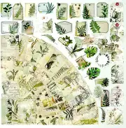200 Pcs Vintage Ephemera Bundle Junk Journal Kit Scrapbook Supplies Paper Stick