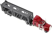 Toyvian Scale Model Decorative Desk Adornment for Home Office Retro Truck Statue for Decor