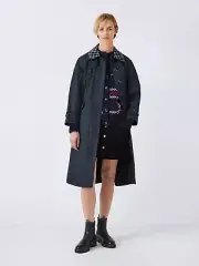 New BARBOUR Renton Archive Trench Coat £279 UK 12 EU 38 USA 8 Large Net A Porter