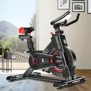 PowerTrain Black IS500 Heavy Flywheel Exercise Spin Bike