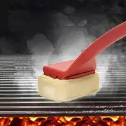 FORYUSE Grill Brush BBQ Scraper Steam Cleaning Bristle Free Heat-Resistant Safe for All Grill Types Cast Iron Stainless Steel Grates Barbecue Cleaner Accessorie Tool