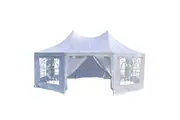 Wallaroo 6x4.5m Wedding Gazebo Marquee with Sidewalls