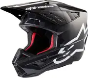 Alpinestars S-M5 Corp 2024 Motocross Helmet, black-grey, Size 2XL for Men Black Grey