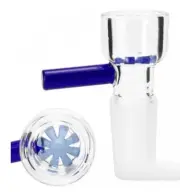 Glass Cone Piece Bowl 14mm Male w/ Glass Filter AIRFLOW Snowflake