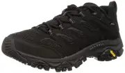 Merrell Moab 3 Synthetic Gore-Tex Hiking Shoes, Men's, Triple Black, 27.0 cm, 2E