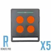 5 x Nice/MHouse Genuine Garage/Gate Remote ECCO5BO FILO 400