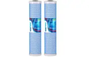 5 Micron 4.5" x 20" CTO20BB-CQB Whole House Water Filter Upgraded Coconut Shell