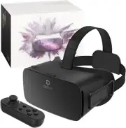 V5 VR Headset for Phone w/ Controller 110° FOV Virtual Reality Headset VR Goggle