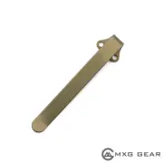 (Bronze) Titanium Deep Carry Pocket Clip Made For Zero Tolerance ZT0909 Knife