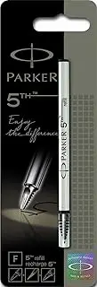 5th refill for Parker 5th Technology Ink Pens, Fine point, Black ink, 1 unit per pack (S0958790)