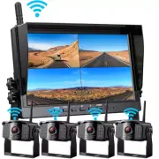 10.1" Digital Wireless Monitor DVR 4x RV Reverse Backup Camera For Caravan Truck