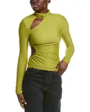 ASTR the Label Textured Cutout Top