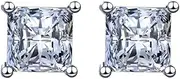 [Generic] Mens moissanite earrings stud VanThaiLe - Cut 2CT Plated 925 Silver D Color Jewelry For Couple, Medium, Stainless Steel, Cubic Zirconia
