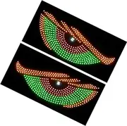 Demon Eye Light, Dynamic Animated Headlight, Flexible Windshield Eyes, Front And Back Signal Lighting, Ambient Illumination, for Auto Vehicle, Car, Truck, Motorcycle