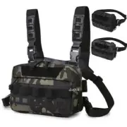 Fishing Tackle Bag Chest Rig Backpack Fishing Lures Camping Hiking Hunting Bag