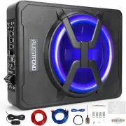 10 Inch 800W under Seat Car Subwoofer Bass Active Stereo with Multi Colors Ambie