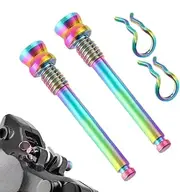 Brake Caliper Bolt Screws - Titanium Alloy M4 Fixing Bolt Disc Brake Clamp - Ultra-Light Riding Accessories, General Threaded Pins for Bicycles, Road Bikes