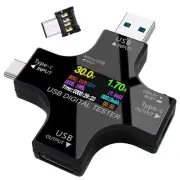 USB Tester Type C Meter - USB Digital Multimeter Amperage Power Capacity Read...