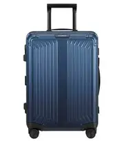 Samsonite Lite-Box ALU Anodised Aluminium 55 cm 4 Wheeled Spinner - Gradient Midnight Blue