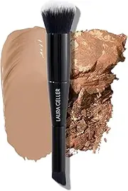[LAURA GELLER NEW YORK] Dual-Ended Concealer and Foundation Makeup Brush for Blending Liquid and Cream Makeup