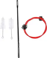 HAMPPLIES 4Pcs Trumpet Cleaning Kit Durable Maintenance Tool for Cornet Non Deformable Tear Resistant Brushes for Efficient Instrument Care Compact and Portable Design