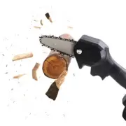 4 Inch Mini Cordless Chainsaw Handheld Electric Chain Saw with Battery & Charger