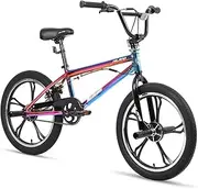 Hiland 20 Inch Kids BMX Freestyle Bike for Boys Girls, Ages 7 and Above, 360 Degree Rotor Freestyle 4 Pegs Single Speed BMX Bicycle, 3-Spoke, 5-Spoke, Multiple Colors