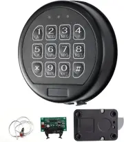 Gun Safe Lock Replacement with Swingbolt Lock Black Keypad Safe Electronic Lock
