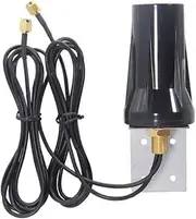 Banyanxin Reinforce 5G 4G GSM Outdoor WiFi Omni 600~6000Mhz High gain 12dbi External Waterproof Antenna with Bracket (Double 3m SMA Male)