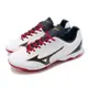 Mizuno 棒壘球鞋 Wave Lightrevo Wide 男鞋 寬楦 白 紅 皮革 抓地 運動鞋 美津濃 11GP2221-30