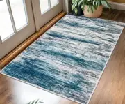 KOZYFLY 3x5 Area Rug Modern Ombre Rug for Bedroom, Washable Rug Non-Slip Soft...