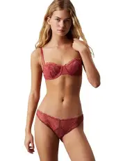 [Calvin Klein] Sensual Stretch Lace Bikini in Terrazzo