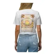 Women’s Reef Size Medium Super Crop-T California Marshmallow White NWT
