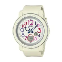 在飛比找PChome24h購物優惠-【CASIO BABY-G】繽紛復古系列數位顯示休閒腕錶-奶