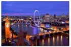 89785 London Westminster River Thames Wall Print Poster AU