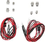 WEKAMOS 2 Sets Models Easy Install Headlights Taillights for Electric Cars Remote Control Accessories Enhances Vehicle Appearance