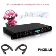 950 Karaoke Professional Digital Audio Processor Karaoke Mixer With Cannon Cable