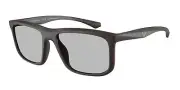 EMPORIO ARMANI EA4234U 618687 Matte Brown Light Grey 57 mm Men's Sunglasses